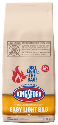 KINGSFORD 32102 Easy Light Bag Charcoal Briquettes, 4 Lbs.