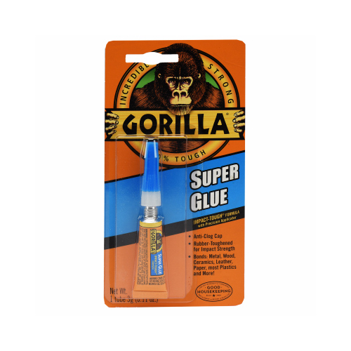 Gorilla 7900102 Super Glue Liquid Irritating Straw White Water 3 G Tube