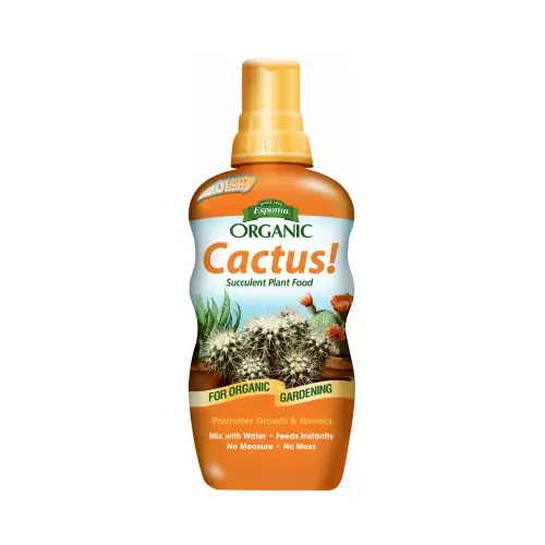 Espoma CAPF8 Organic 8 Oz. 1-2-2 Concentrate Cactus Liquid Plant Food