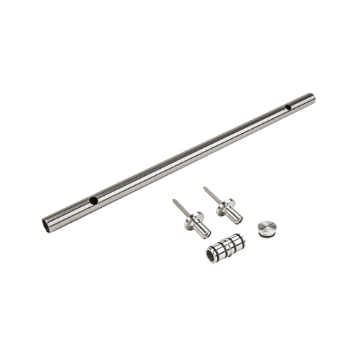 956 24" Sliding Door Track Extension Kit - Stainless Steel