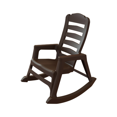 Adams 8080-60-3700 Rocking Chair Big Easy Earth Brown Polypropylene Frame