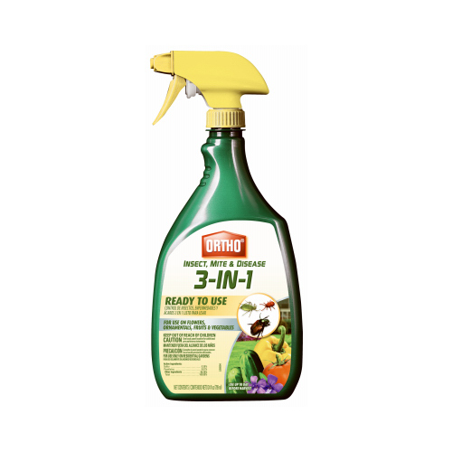 Ready-to-Use Insect Control, Liquid, Spray Application, 24 oz Bottle