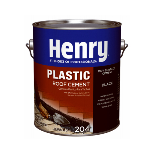 HENRY HE204042-XCP4 Plastic Roof Cement Smooth Black Dry Patch 0.9 gal Black - pack of 4