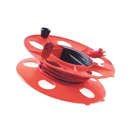 Bayco KW-130 150 Ft. of 16/3 Cord Capacity Plastic Cord Reel Orange
