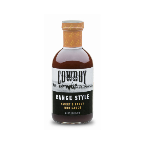 Cowboy 83601-XCP6 BBQ Sauce Range Style Sweet and Tangy 18 oz - pack of 6