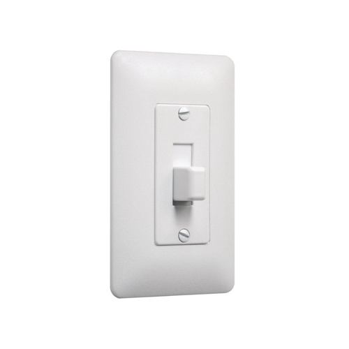 Wall Plate Cover Masque White 1 gang Plastic Toggle White