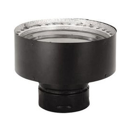 DuraVent 3PVL-X6R Chimney Pipe Adapter 6" D Steel Black
