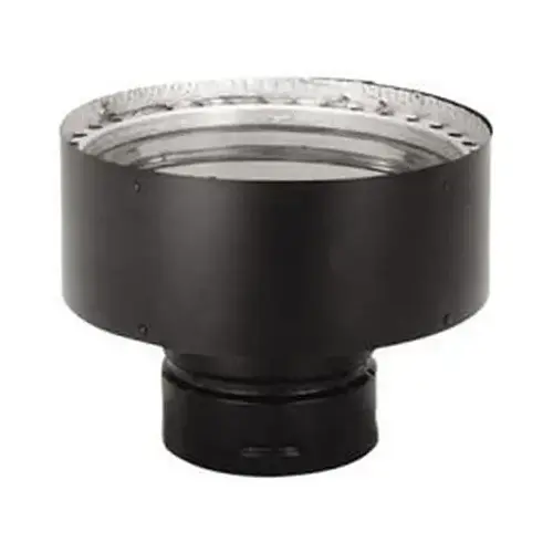 Chimney Pipe Adapter 6" D Steel Black