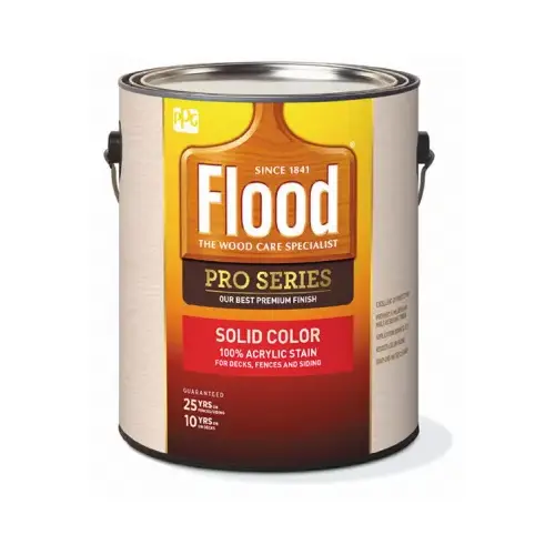 Pro Series 100% Acrylic Opaque Deck Fence And Siding Exterior Stain, Deep Base, 1 Gal. Neutral