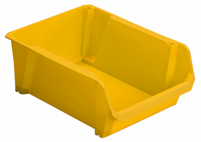 Stanley STST55400 Storage Bin 9" W X 6" H X 13" D Impact-Resistant Poly 1 compartments Yellow Yellow