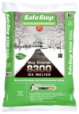 Safe Step 657547 8300 53851 Ice Melter, Granular Crystal, Crystal, 50 lb Bag