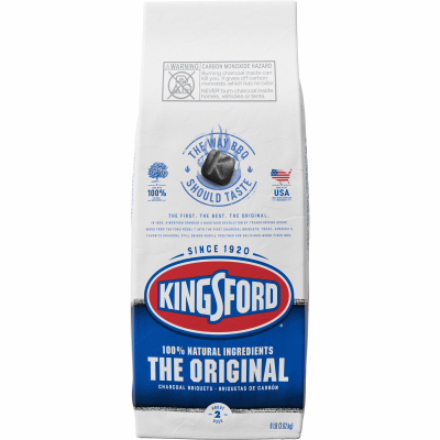 KINGSFORD 32114 32114 Original Charcoal Briquettes, Charcoal, 8 lb Bag