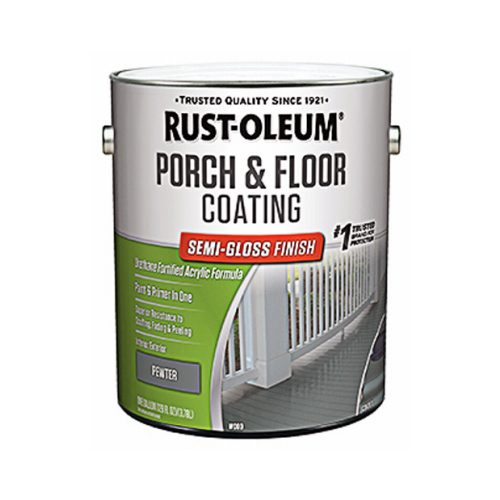 Porch and Floor Paint+Primer Porch & Floor Semi-Gloss Pewter 1 gal Pewter - pack of 2