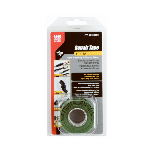 Tape 1" W X 10 ft. L Green Green - pack of 5