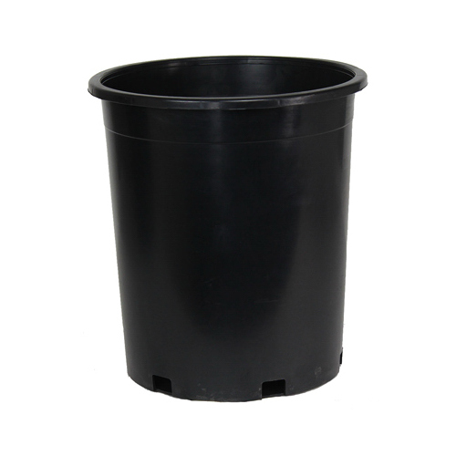 Flower Pot Marina 11-1/2" H X 12" W X 12" D Plastic Basic Black Black