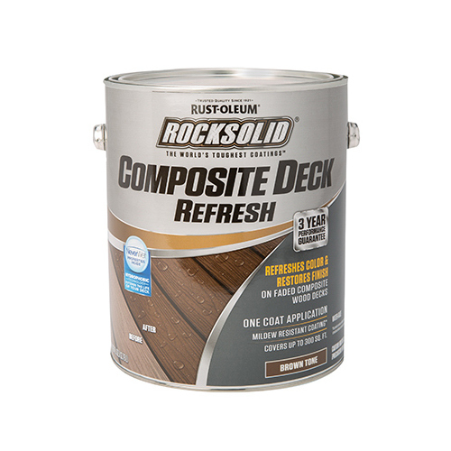 Composite Deck Refresh, Brown, Liquid, 1 gal, Can