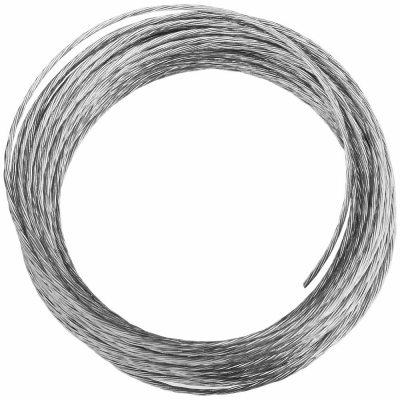 National Hardware N260-307 V2565 Series Braided Wire, 25 ft L, Galvanized Steel, 20 lb