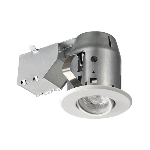 Globe Electric 91194 Recessed Downlight LED Recessed Lighting Kit White 3" W Metal LED 50 W White