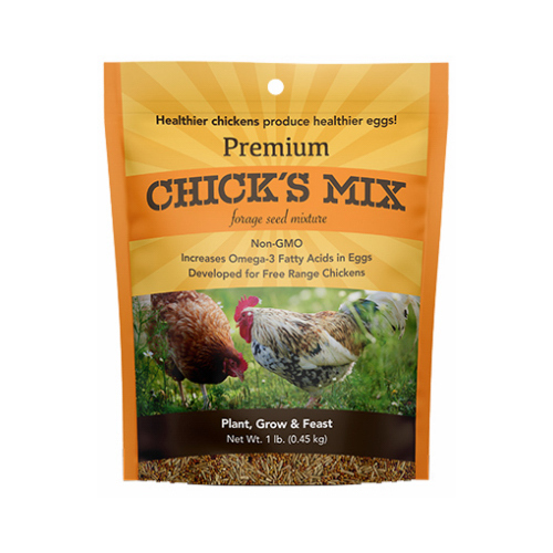 Forage Seed Chick's Mix Mixed Partial Shade/Sun 1 lb