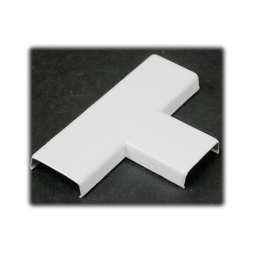 Wiremold NMW11 Raceway TFitting, NonMetallic, Plastic, White
