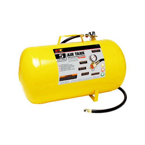 Air Tank, 125 PSI, 5 Gallons Yellow