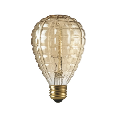 Globe Electric 84635-XCP2 Incandescent Bulb Designer Granada 40 W G40 Decorative E26 (Medium) Amber Clear - pack of 2