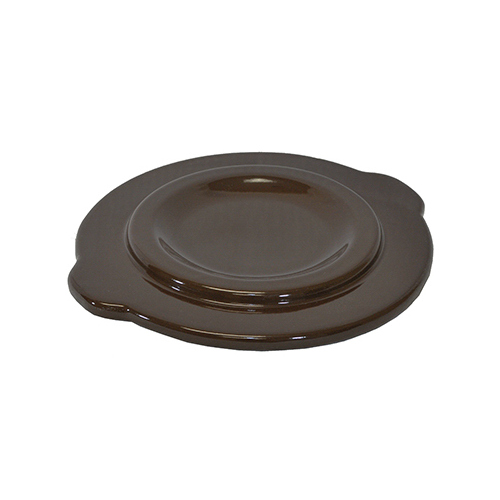 Ohio Stoneware 11617 Crock Cover Wide Mouth 2 gal Brown