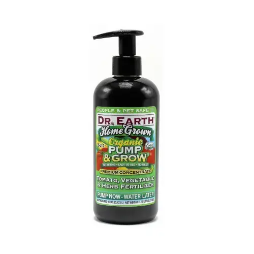 Pump & Grow Home Grown 16 Oz. 3-2-2 Concentrated Tomato, Vegetable & Herb Liquid Fertilizer