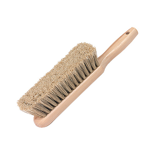 Counter Brush 8" W Medium Bristle 6" Wood Handle Tan