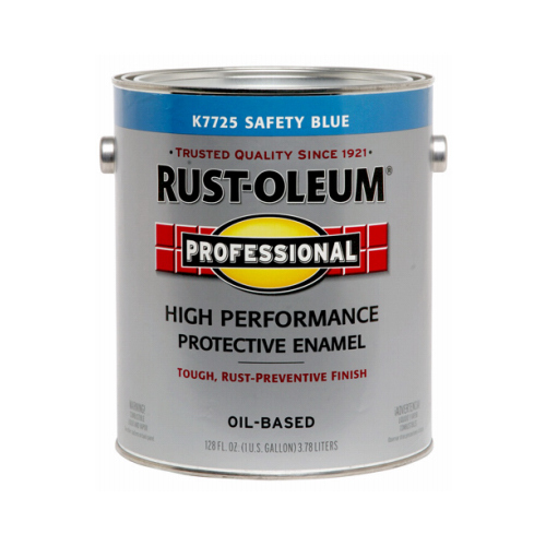 PROFESSIONAL Enamel, Gloss, Safety Blue, 1 gal Can - pack of 2