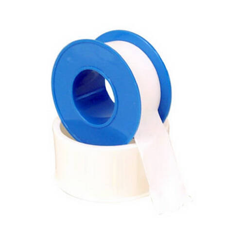 Thread Seal Tape, 520 in L, 3/4 in W, PTFE, White