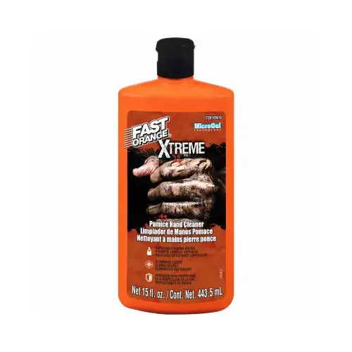 Fast Orange Hand Cleaner, White, Citrus, 15 fl-oz Bottle - pack of 12