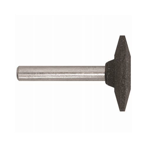 Century Drill & Tool 75206 Grinding Point 1-1/4" D X 1/4" L Aluminum Oxide A37 Cylinder 30560 rpm 1