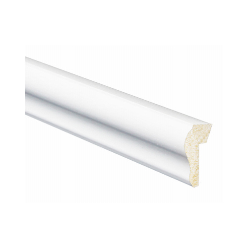 Inteplast Building Products 52920800032-XCP15 Trim 7/16" H X 8 ft. L Prefinished White Polystyrene OG Prefinished - pack of 15
