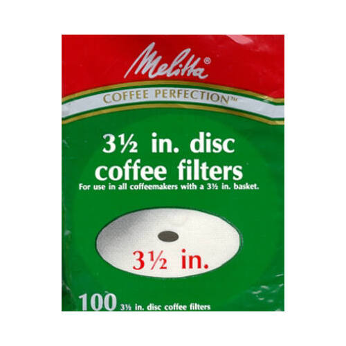 Coffee Filter White Disc White