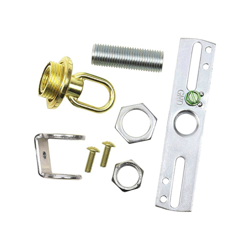 Loop Crossbar Kit, Screw Collar, Brass