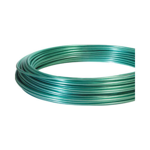 HILLMAN FASTENERS 122100 Clothesline Wire, Green Vinyl Jacketed, 100-Ft.