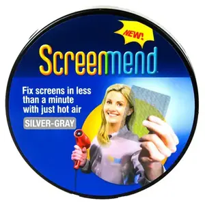 Screenmend Gray Fiberglass Screen Repair Patch 2 in. W X 80 in. L Screenmend Gray Fiberglass Screen Repair Patch 2 in. W X 80 in. L