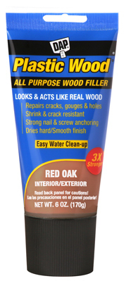 DAP 00583 COLORmaxx Wood Filler, Paste, Slight, Red Oak, 6 oz Tube