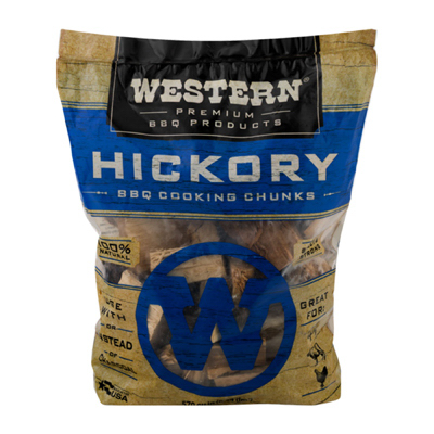 Western 78055 Grill Cooking Chunks, Hickory, 500 Cu. In.