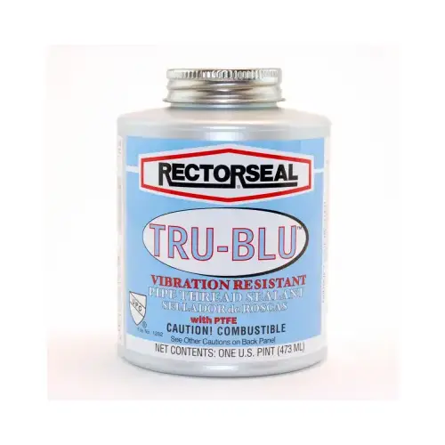 Pipe Thread Sealant Tru-Blu Blue 16 oz Blue