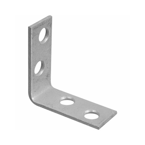 National Hardware N113-159 115BC Series Corner Brace, 1-1/2 in L, 5/8 in W, Galvanized Steel, 0.08 Thick Material
