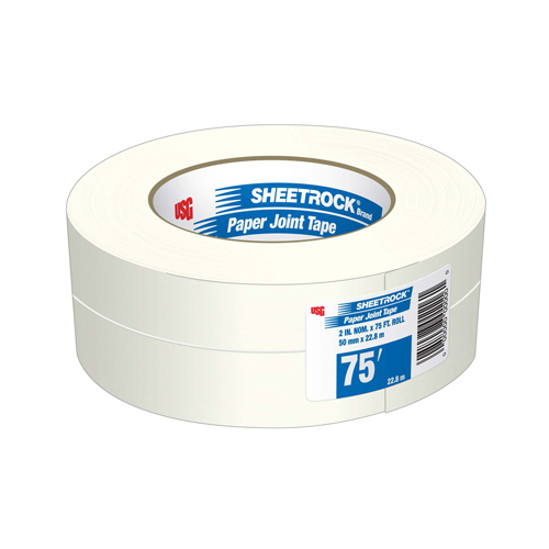 ADFORS FDW6620U Drywall Joint Tape FibaTape 75 ft. L X 2" W Paper White White