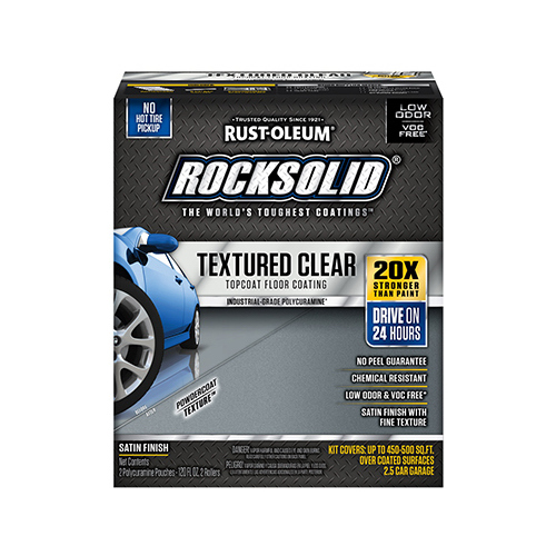 RustOleum 317382 Epoxy Floor Paint RockSolid Clear 120 oz Clear