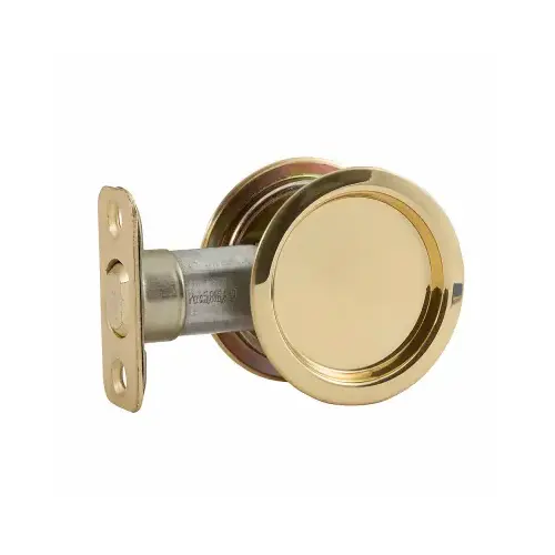 V1952 Series Pocket Door Pull, Steel, Brass