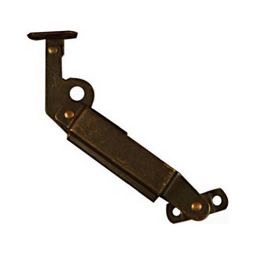 National Hardware N208686XCP5 V1893C Spring Lid Support Antique Brass Finish pack of 5