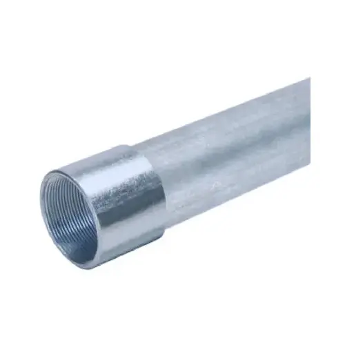 Rigid Conduit, Galvanized Steel, 3.5-In. x 10-Ft.