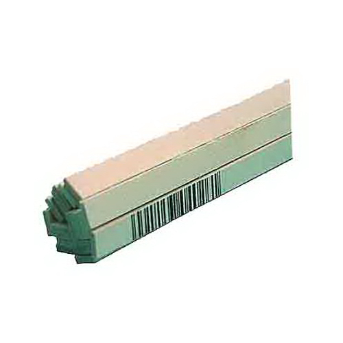 Craft Wood Strip, 24 in L, 1/16 in W, 1/16 in Thick, Basswood