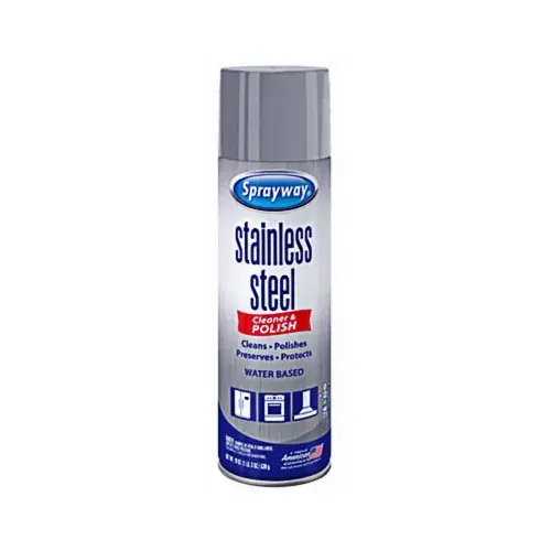 Sprayway SW148R Stainless Steel Cleaner & Polish No Scent 15 oz Spray