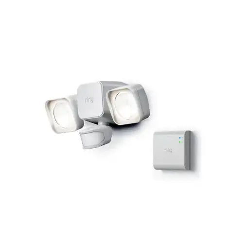 Ring 5B21S8-WEN0 Floodlight Motion-Sensing Battery Powered LED White White